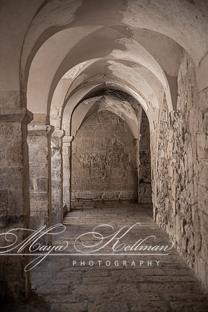 Ancient Outdoor Hallway